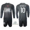 Officiële Voetbalshirt + Korte Broek Paris Saint-Germain Neymar JR 10 Derde 2021-22 Lange Mouw - Kids